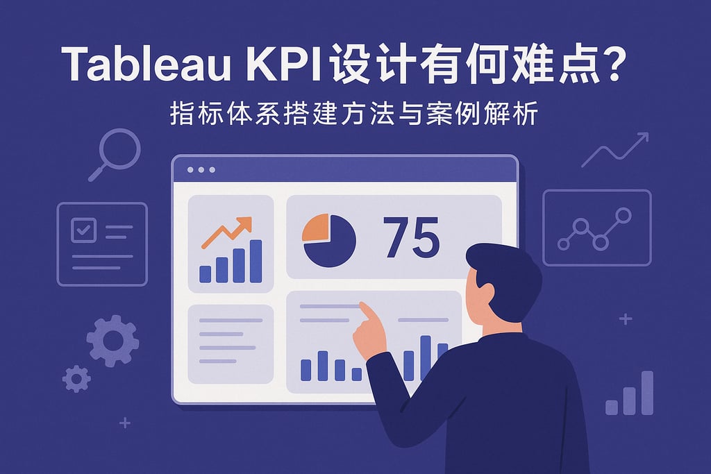 Tableau KPI设计有何难点？指标体系搭建方法与案例解析